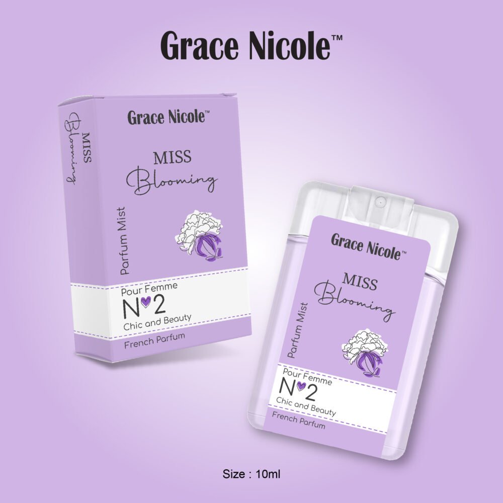 Grace Nicole Pocket Size Parfume Mist Pour Femme 10ml Bottle - Image 3