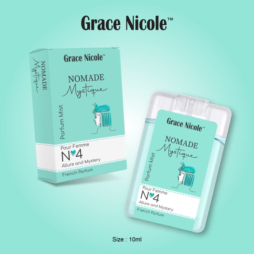 Grace Nicole Pocket Size Parfume Mist Pour Femme 10ml Bottle - Image 5